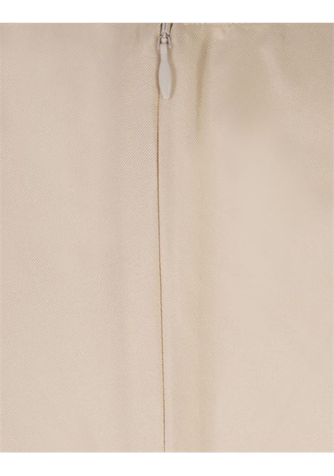 Long Sorella Dress - Phoenix Placée Ivory in Silk Twill LA DOUBLE J | DRE0923-SIL006PHO01WH04